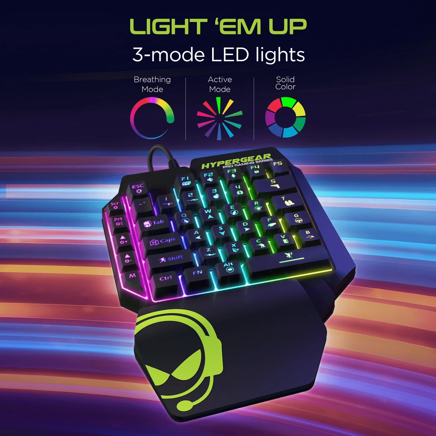 Hypergear Keyvictory One-Handed Gaming Keypad